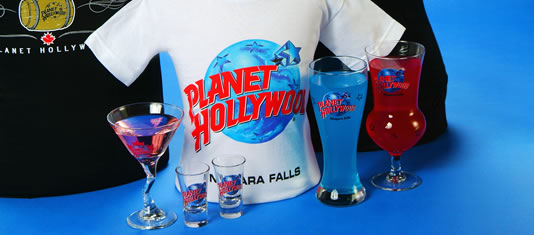Planet Hollywood Merchandise is available at the Gift Store