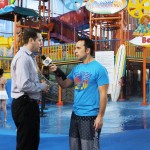 BT's Frank Ferragine and Fallsview Indoor Waterpark GM Ori Ovics