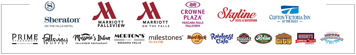 Falls Avenue Resort Preferred Partner Program Participating Property Logos