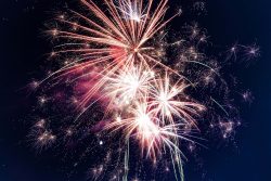 Niagara Falls fireworks.